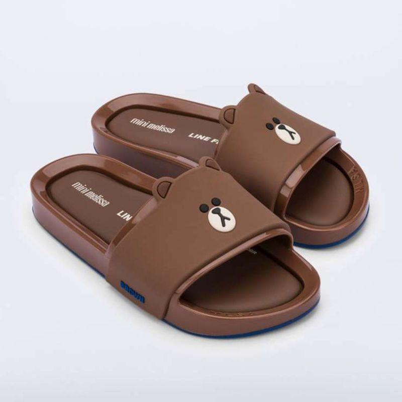 Jual Mini Melissa FW 20 Mel Beach Slide Line Friends Inf Sepatu