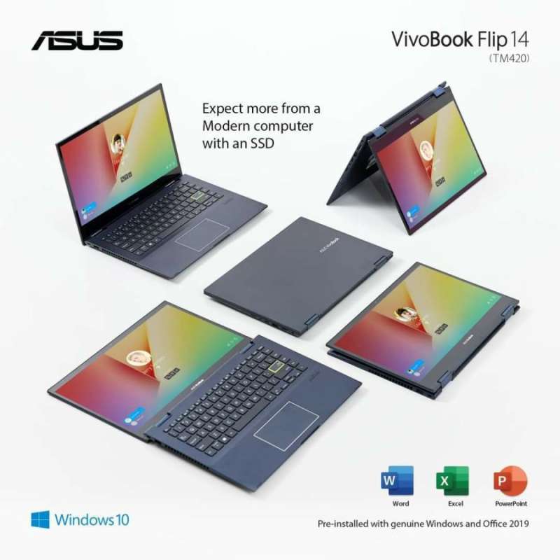 ASUS VivoBook 2-in-1 TM420IA RYZEN 7-4700U 8GB 512GB 14