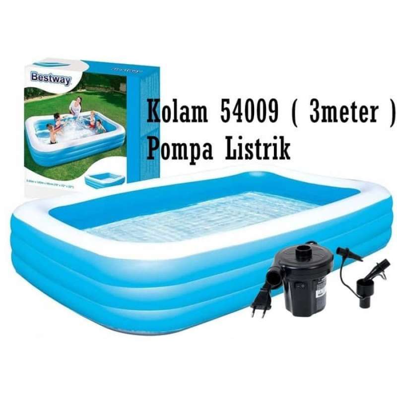 Jual Extra Paket Kolam Renang Anak Polos Besar 3m Pompa Listrik Online April 2021 Blibli