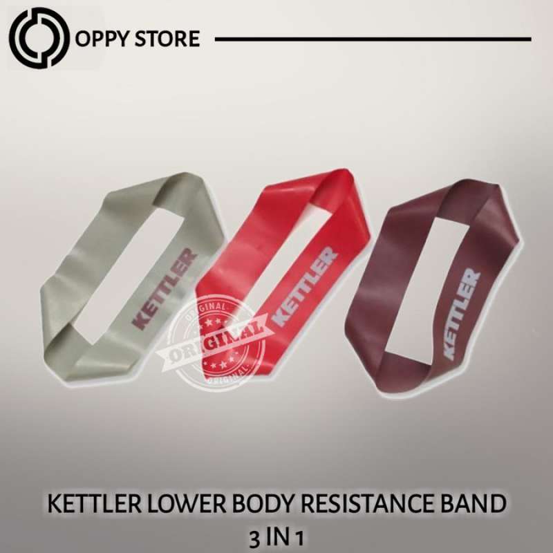 Promo KETTLER LOWER BODY RESISTANCE BANDS 3 IN 1 DAI34 Diskon 50