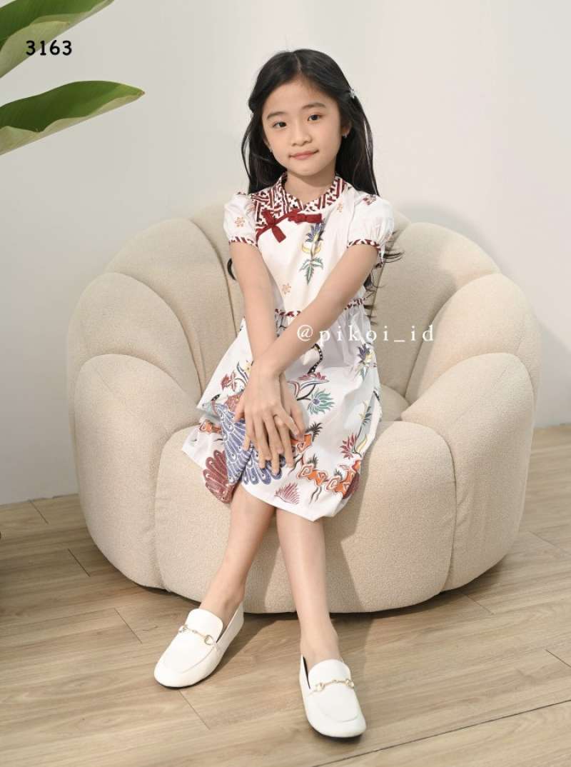 Dress batik deals anak modern
