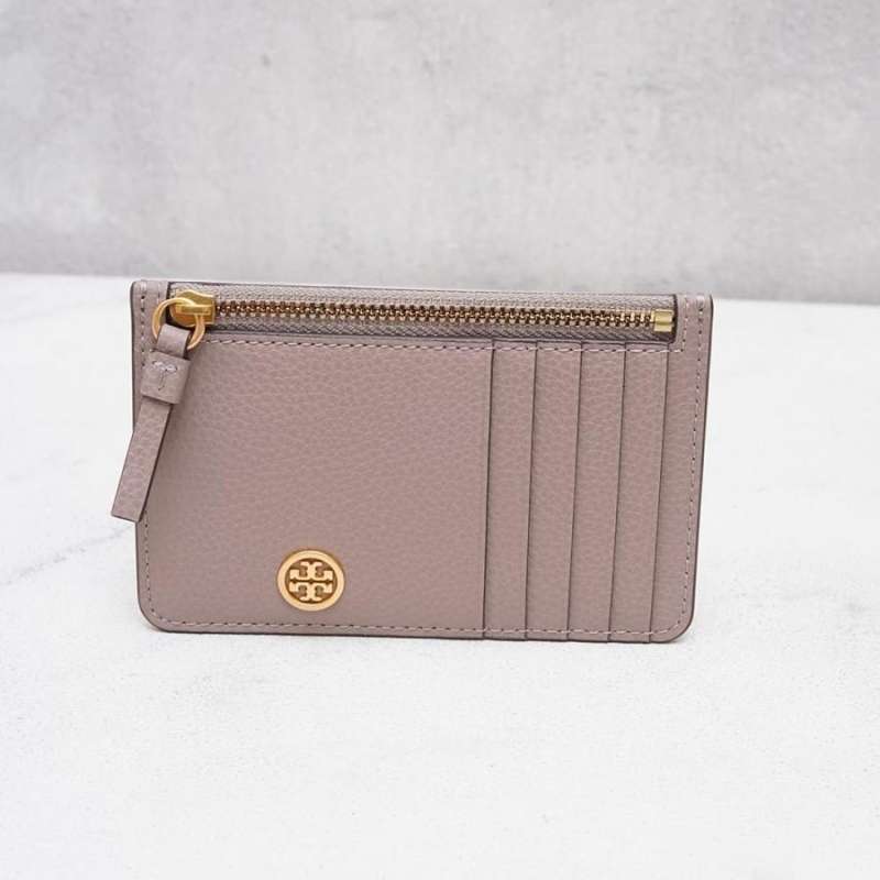Tory Burch Walker Accordion Card Case in Black | Lyst