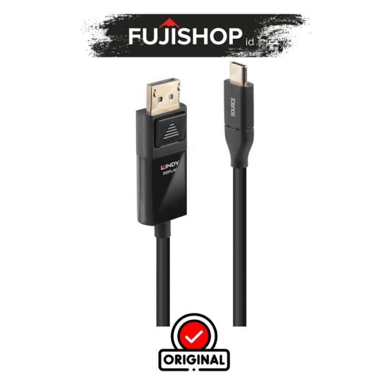 Promo Lindy 2m Kabel Displayport USB C To Hdmi Adapter Cable 4k