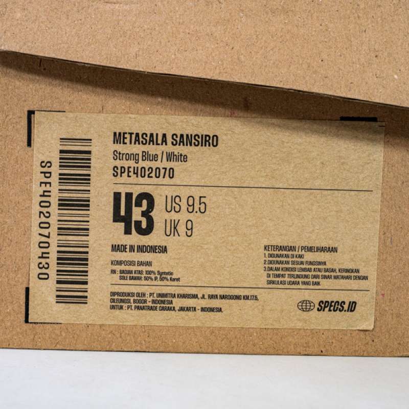Promo Sepatu Futsal Specs Metasala Sansiro Strong Blue 402070 ...