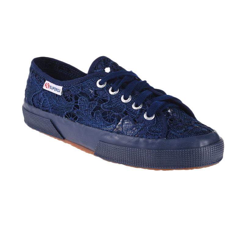 Superga 2750-MACRAMEW S008YA0 Sneaker Shoes - Blue Navy
