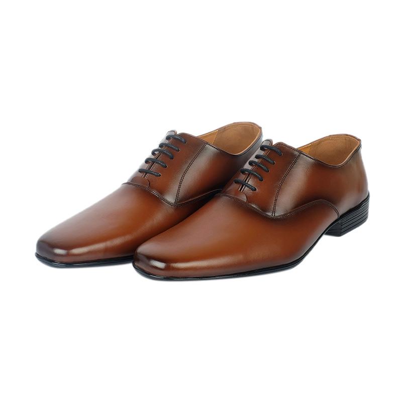 Winshor Oxford Lington Sepatu Pria 7802 - Brown