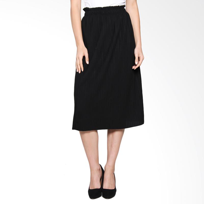 Papercut Fashion C32B Pleats Skirt 8810 Rok - Black