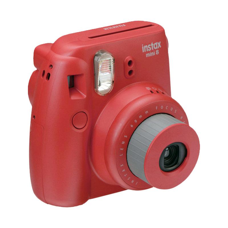 Fujifilm Instax Mini 8 Instan Kamera - Raspberry