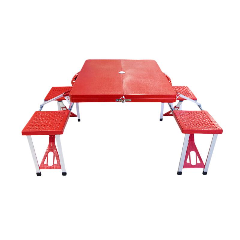 Jual Atria Hobbit Portable Folding Picnic Table Seats Merah Murah September 2020 Blibli Com