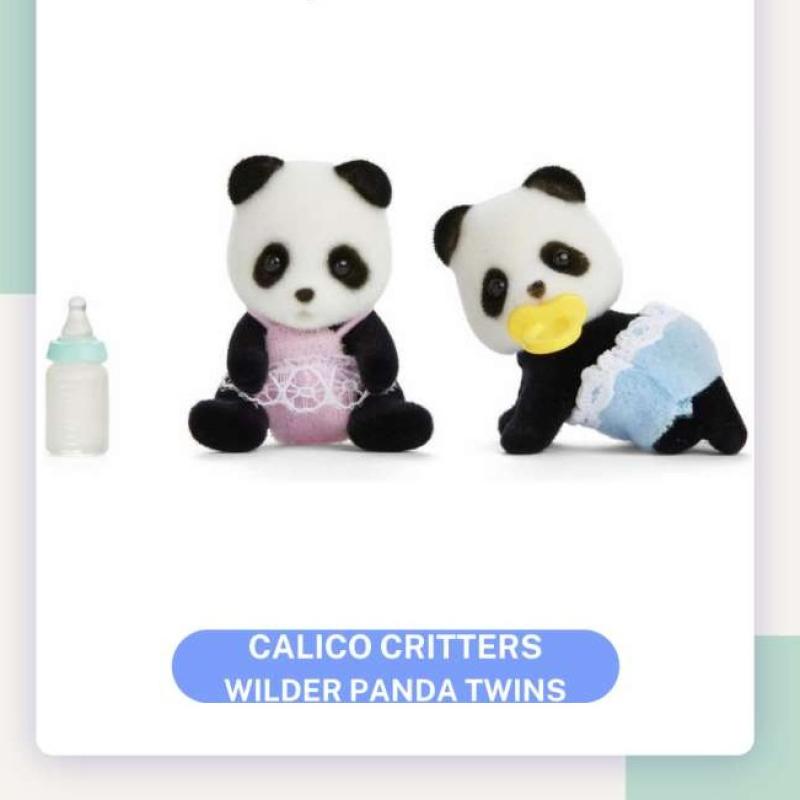 Calico critters panda twins sales