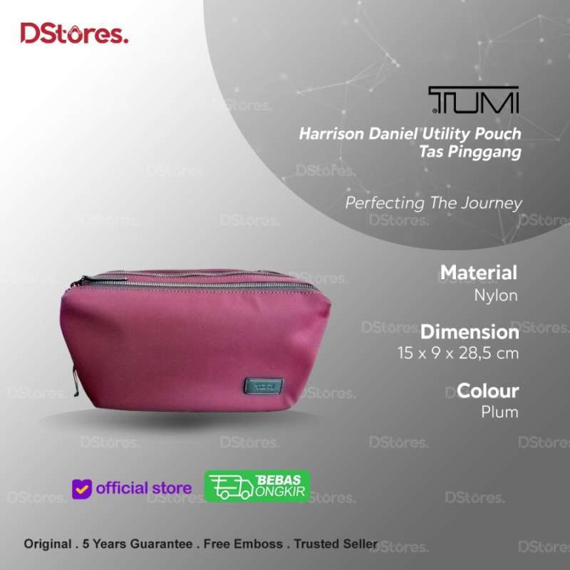 Jual TUMI Harrison Daniel Utility Pouch Tas Selempang Pria di