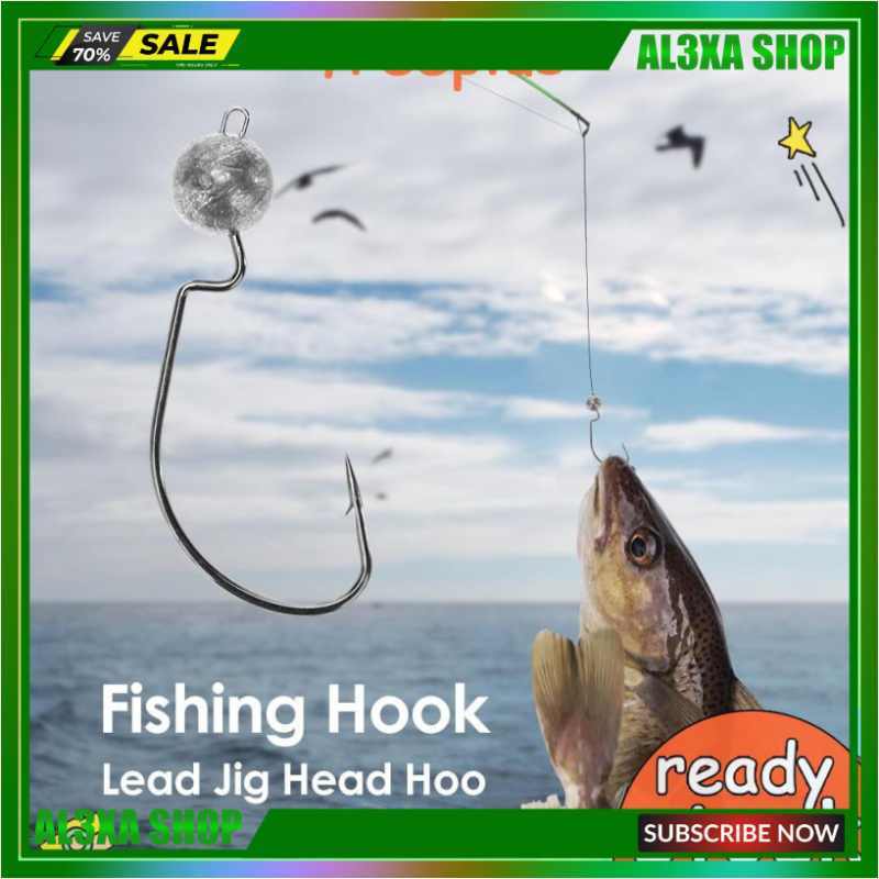 Crank Lead Jig Head Hook Soft Lures Jigging Fishing Hooks Fishing