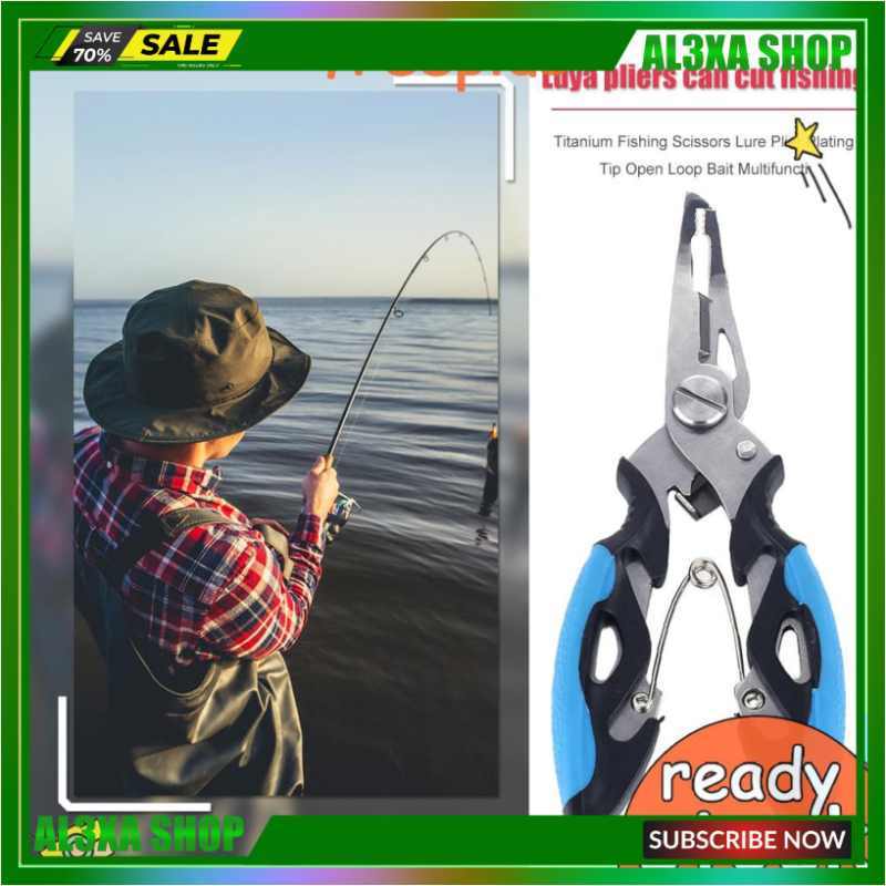 Fishing Lure Pliers Tongs Hook Remover Line Cutter Tackle Fishing