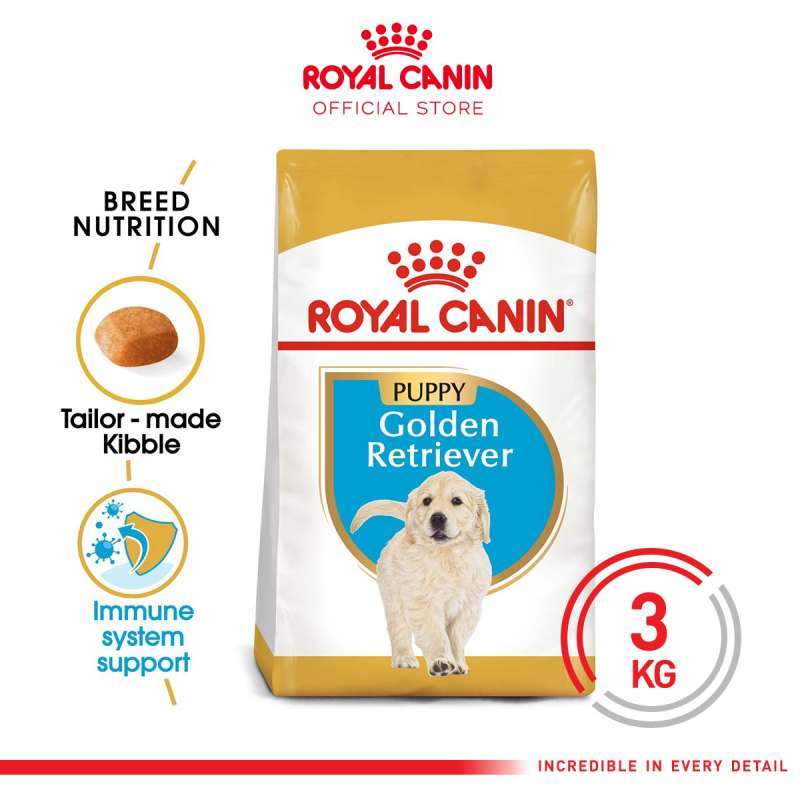 Promo Royal Canin Golden Retriever Puppy 3kg Dry Makanan Anak