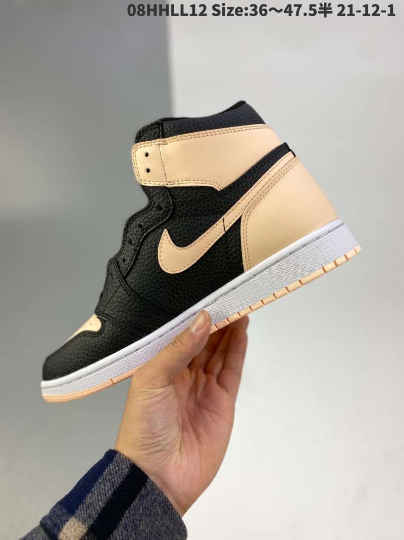 black and pink high tops