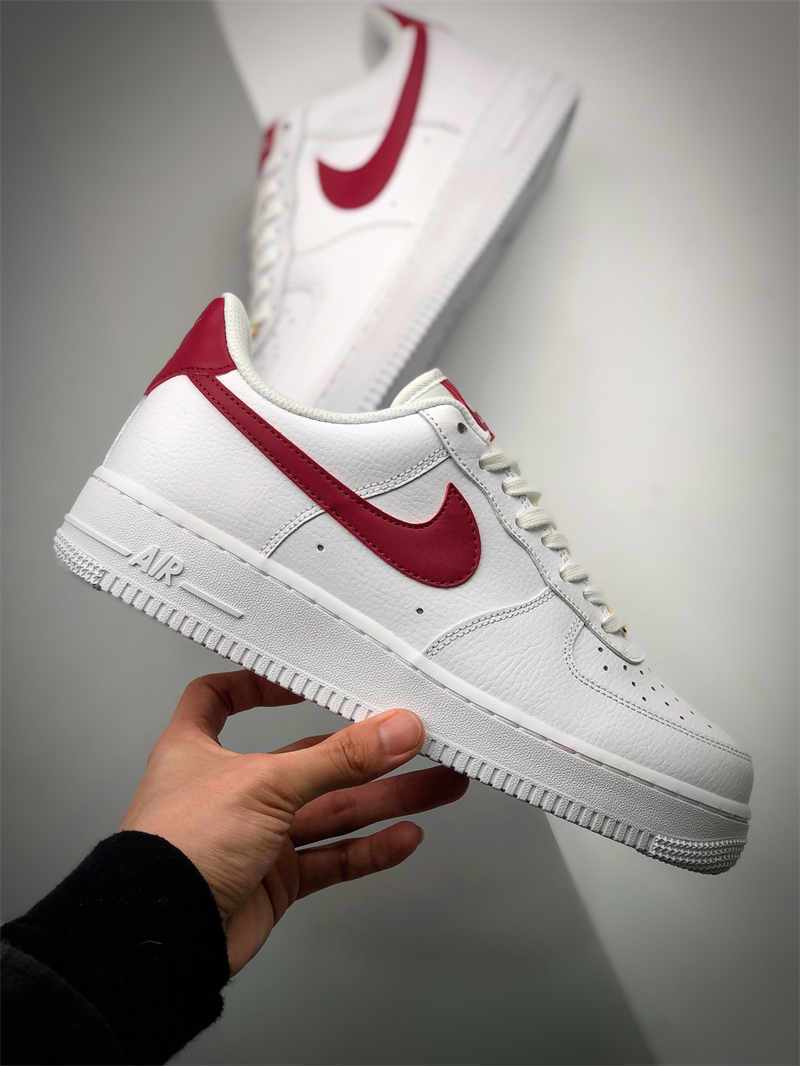 air force 1 07 white and red