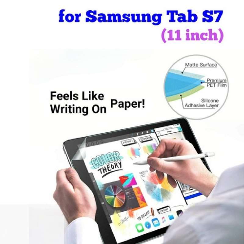 SAMSUNG TAB S7 PAPERLIKE SCREEN PROTECTOR ANTI GORES PAPER LIKE SAMSUNG  GALAXY TAB S7 11 INCH
