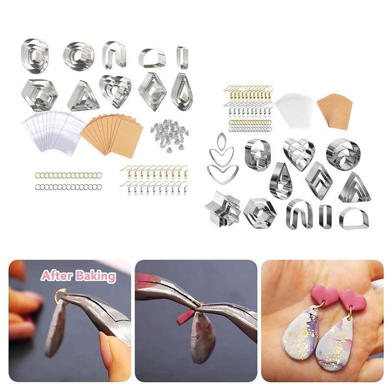 Stainless Steel Petal Spiral Flower Mold Cutter DIY Polymer Clay Home Hand Tool 