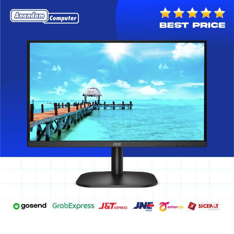 Jual AOC 24 B2XHM 24B2XHM FHD 1080p 75Hz VGA HDMI VESA Monitor di Seller  Anandam Computer - Kab. Sleman, DI Yogyakarta | Blibli