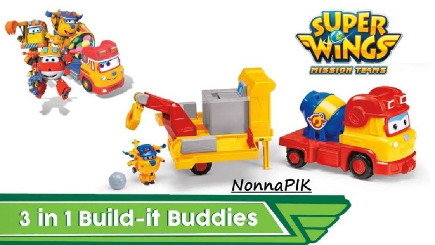 Super Wings 3-in-1 Build It Buddies Playset Special Edition Original