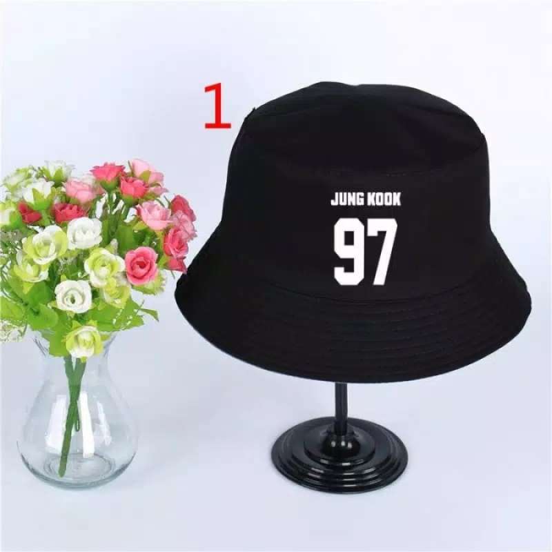 Jual TOPI BUCKET HAT BTS JUNGKOOK 