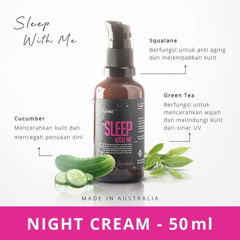 Jual Levitamer Sleep With Me Night Cream Wajah 50 Ml Online Desember 2020 Blibli