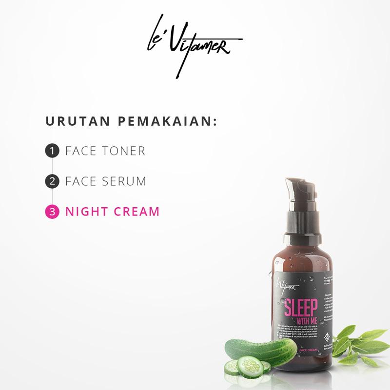 Jual Levitamer Sleep With Me Night Cream Wajah 50 Ml Online Desember 2020 Blibli