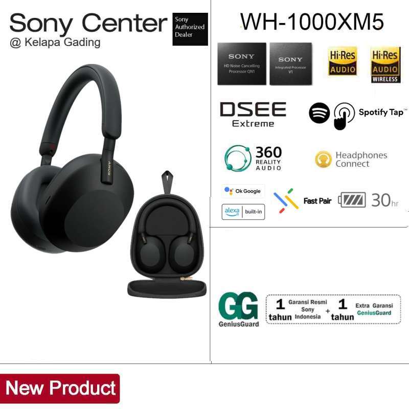 Xm5 Wireless Headset NC garansi resmi 1 