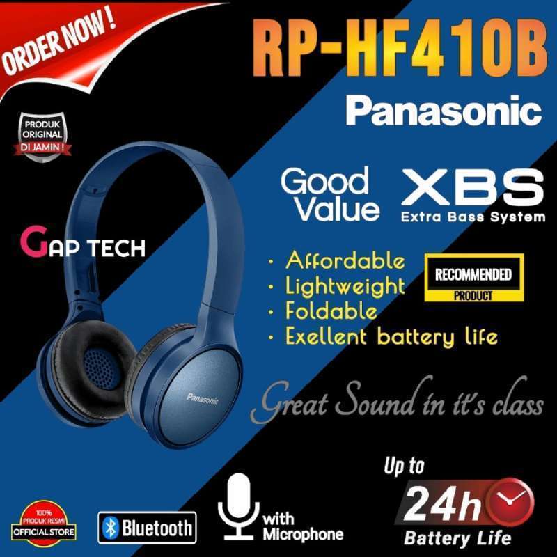 Jual Panasonic RP HF410B RPHF410B HF410 Wireless Stereo