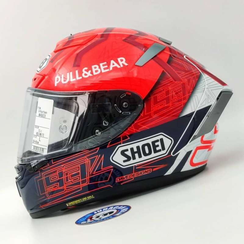 Helm shoei shop x14 marquez