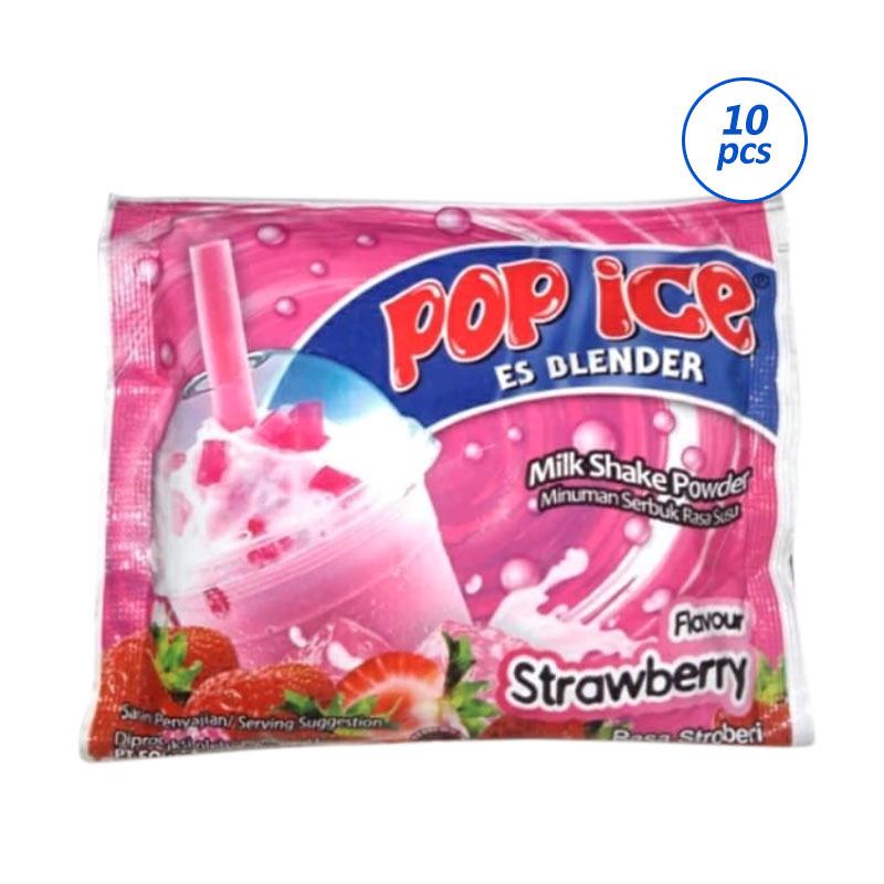Jual Pop Ice Strawberry Minuman 25g 1 Renceng Isi 10 Pcs Online Oktober 2020 Blibli Com