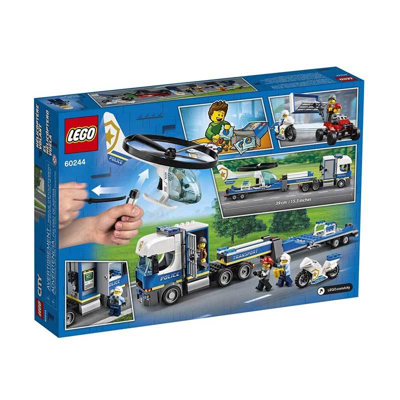 Jual Lego City Police 60244 Police Helicopter Transport Blocks Stacking Toys Online Agustus 2020 Blibli Com