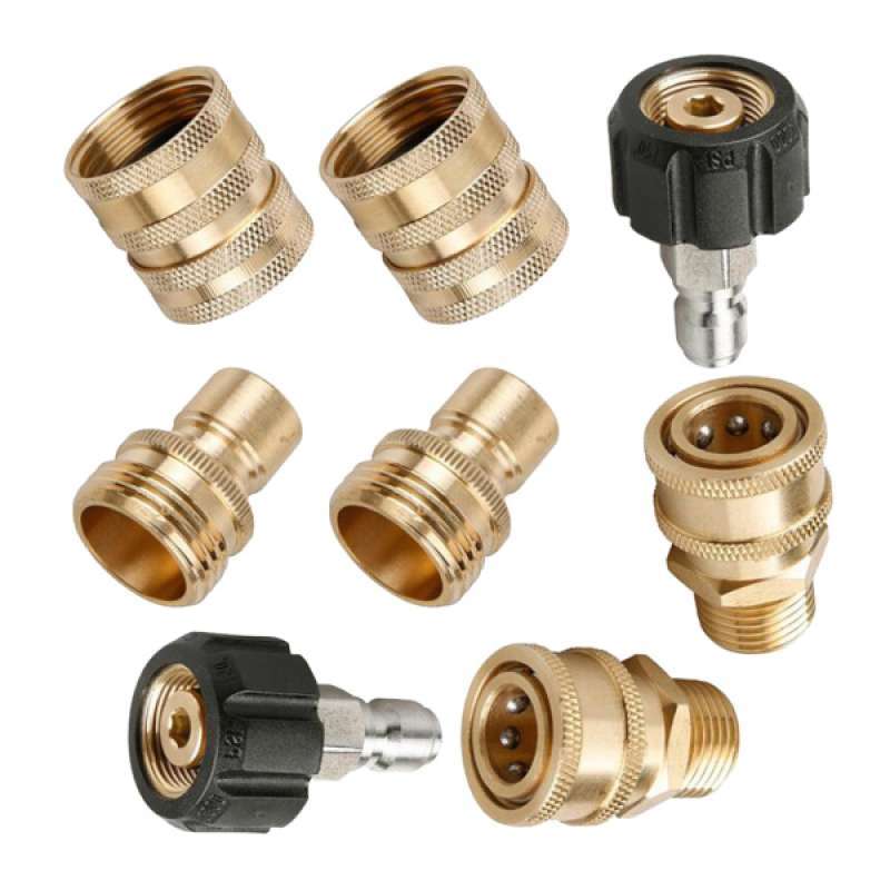 Brass Hose Tap Connector M22 Threaded Garden Water Pipe Quick Adaptor Fitting #H