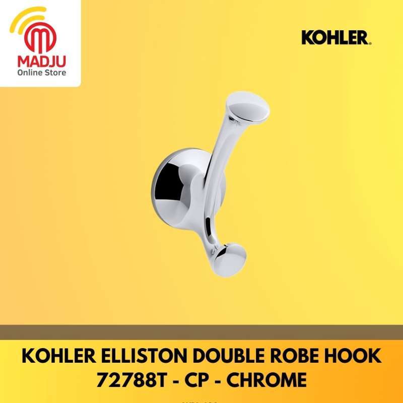 Jual Gantungan Kamar Mandi Celliston Double Robe Hook - Kohler - K