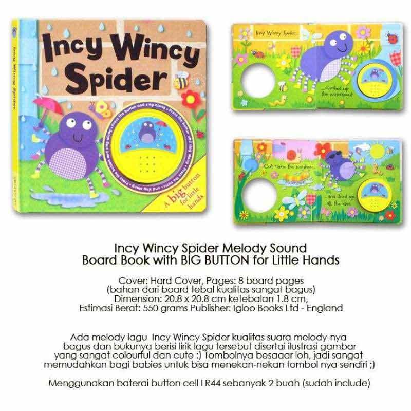 Lirik Lagu Incy Wincy Spider Rasanya