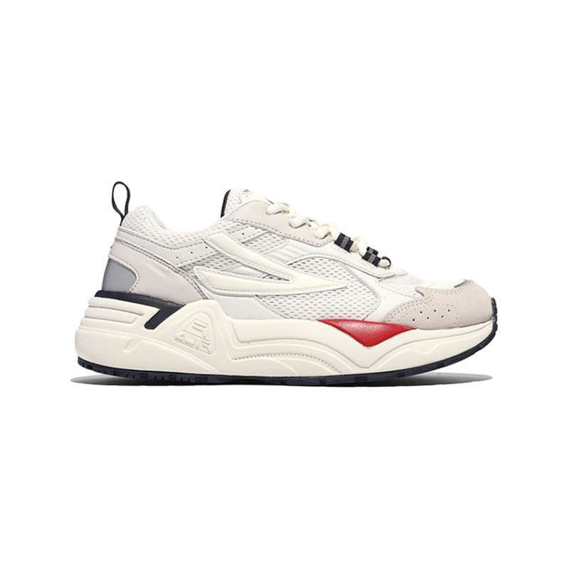 Jual FILA Sepatu Sneakers Wanita Tiny Double White Navy Red di
