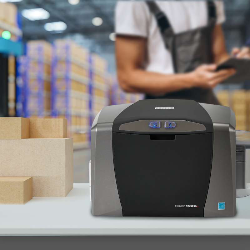 ID Card Printer FARGO DTC 1250ID Cetak Kartu Single Side