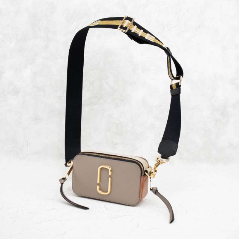 Jual Tas MARC JACOBS SNAPSHOT BAG IN BROWN FRENCH GREY 100