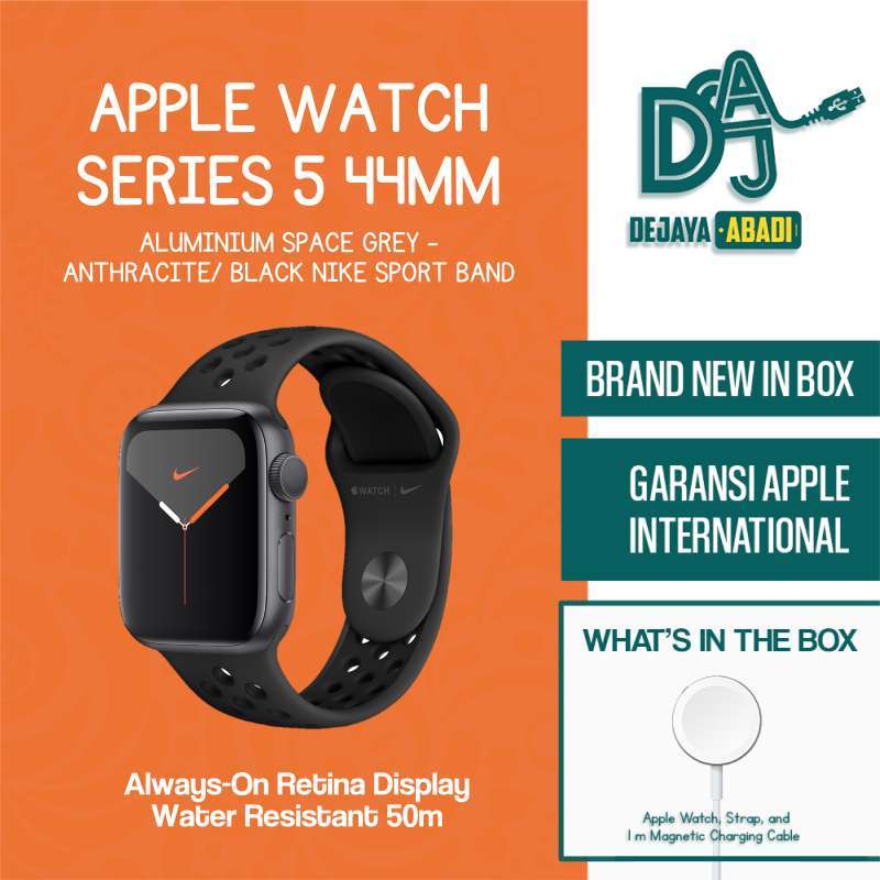 apple watch series 5 44mm nike black