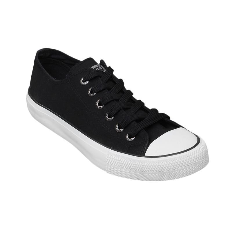 Levi's Sneaker Dunk Pitch Low Cut Sepatu Pria - Black