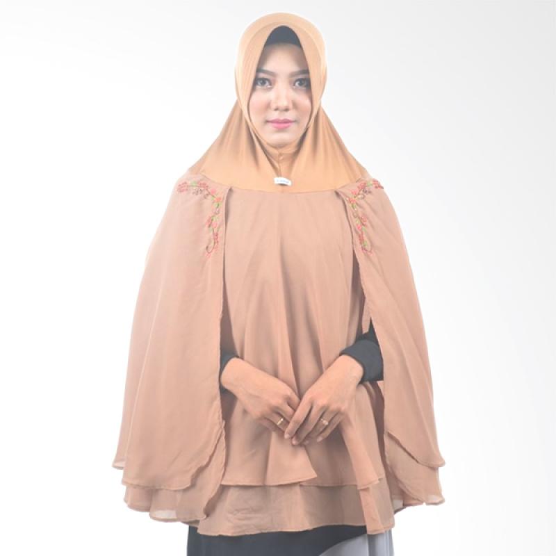Atteena Hijab Alifa Rafiqah XL Jilbab Instant - Mocca