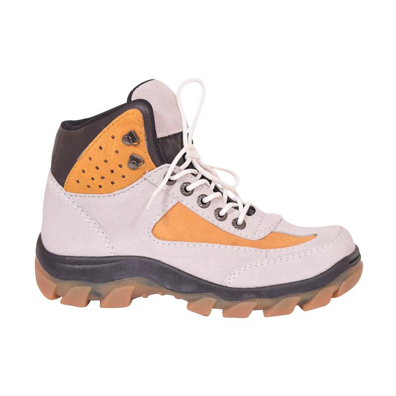 Azcost Trekking Safety Sepatu Boots Pria - Cream