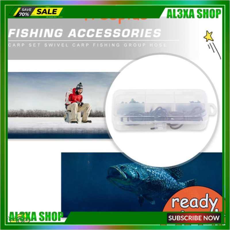 Carp Fishing Box Bait Jig Hooks Pins Tube Terminal Tackle Fishing