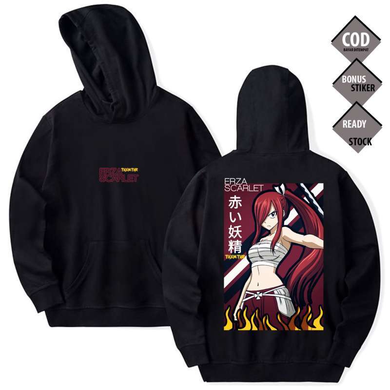 Erza scarlet hoodie cheap