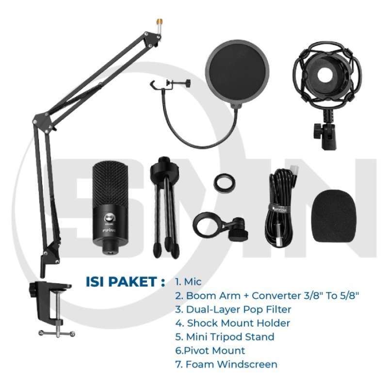 Jual MIC FIFINE T669 USB MICROPHONE 