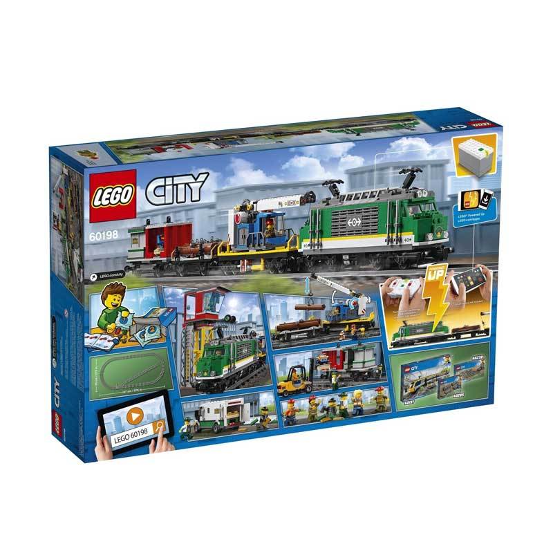 LEGO City 60198 Cargo Train Blocks Stacking Toys