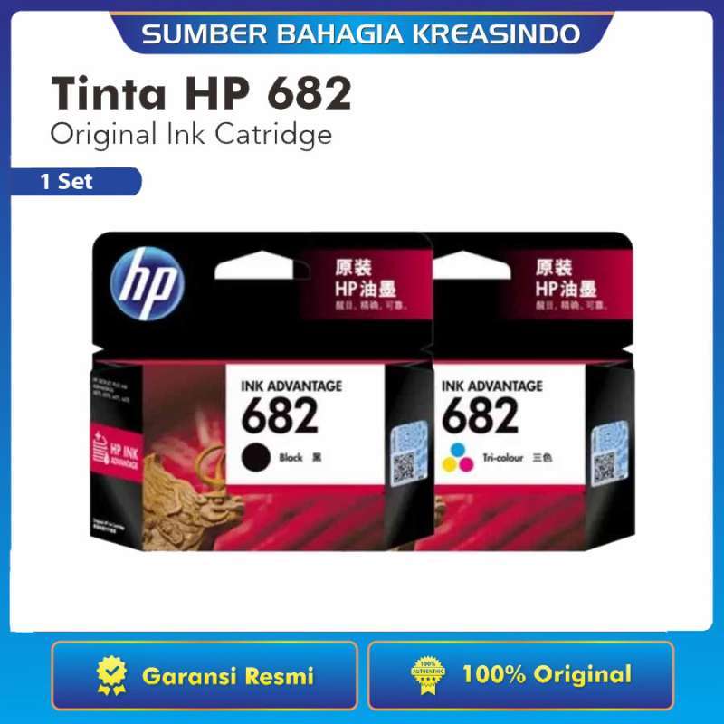 Jual HP 682 Black Original Ink Cartridge untuk HP 2775 \u0026 HP 2776 di Seller  SBKStore - Kota Jakarta Pusat, DKI Jakarta | Blibli