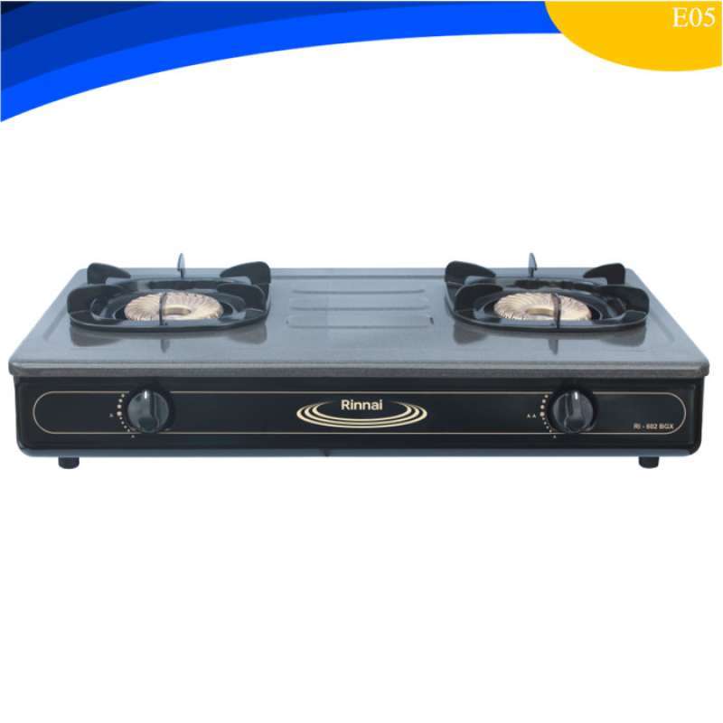 Jual Rinnai RI 602 BGX Kompor Gas 2 Tungku Tornado Turbo Burner E05 di  Seller OTC Online Trade Center - Gundih, Kota Surabaya | Blibli