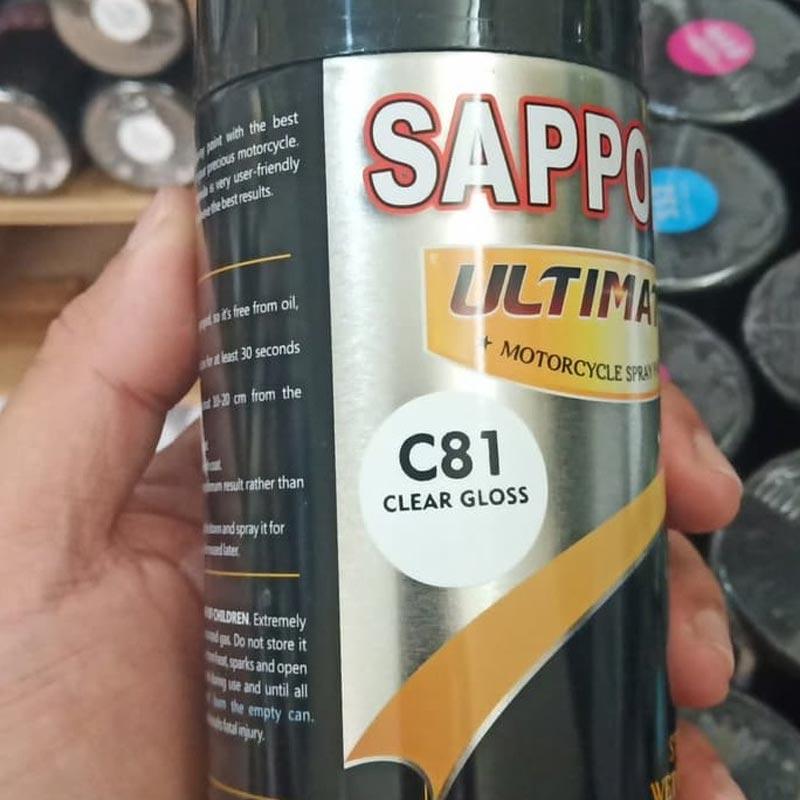Jual Sapporo Cat Aerosol Sapporo Ultimate C81 Clear Gloss 400 Cc Cat Spray Bukan Pilox Online November 2020 Blibli