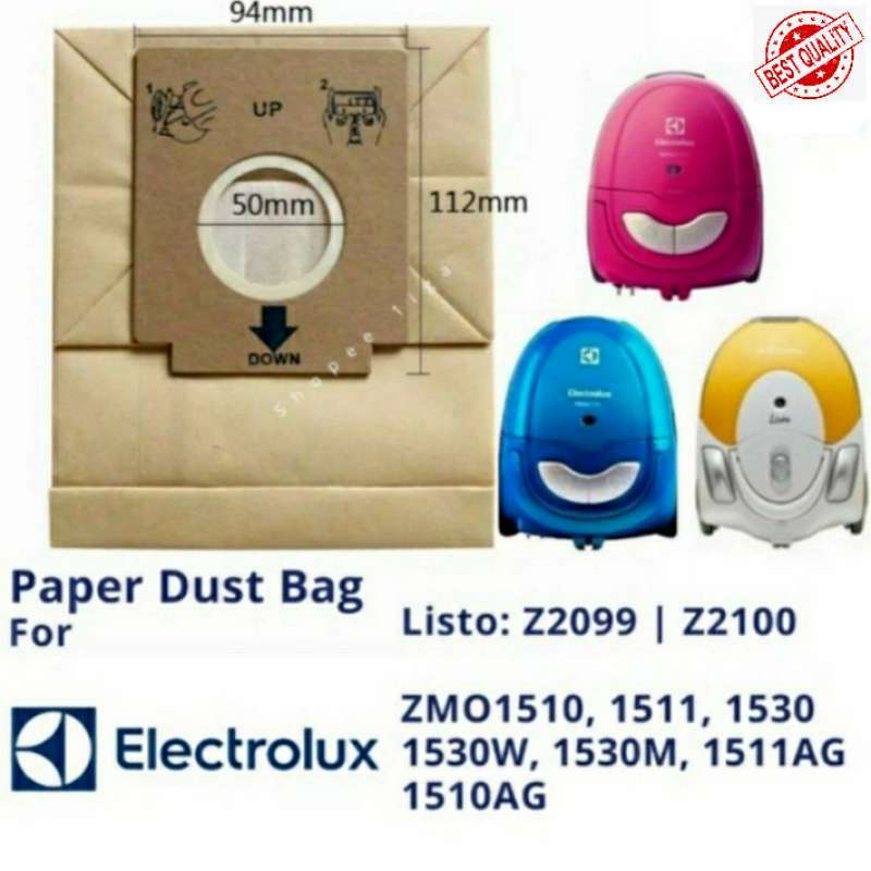 Electrolux z1220 dust bag sale